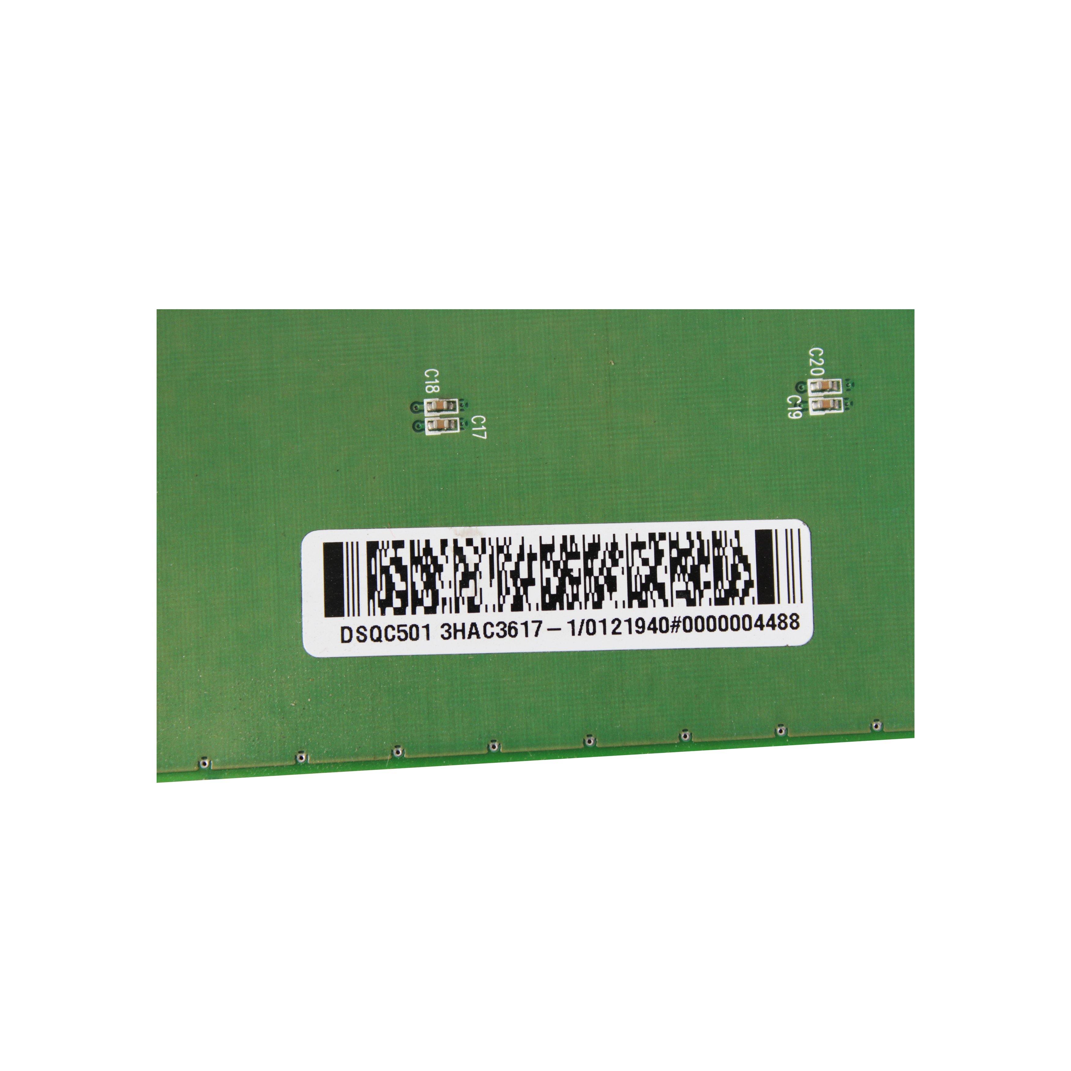 ABB Robotics Backplane Board DSQC501 3HAC3617-1 Used In Good Condition - Rockss Automation