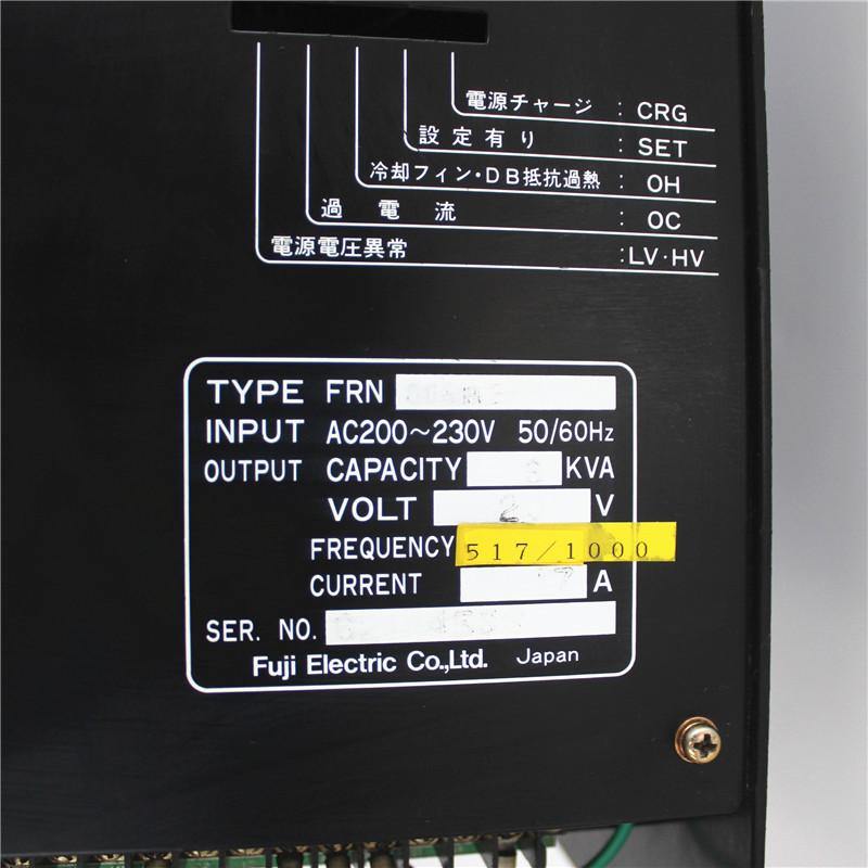 Used Fuji FRENIC5000H2 Inverter FRN006H2-2 FRENIC5000H2 - Rockss Automation