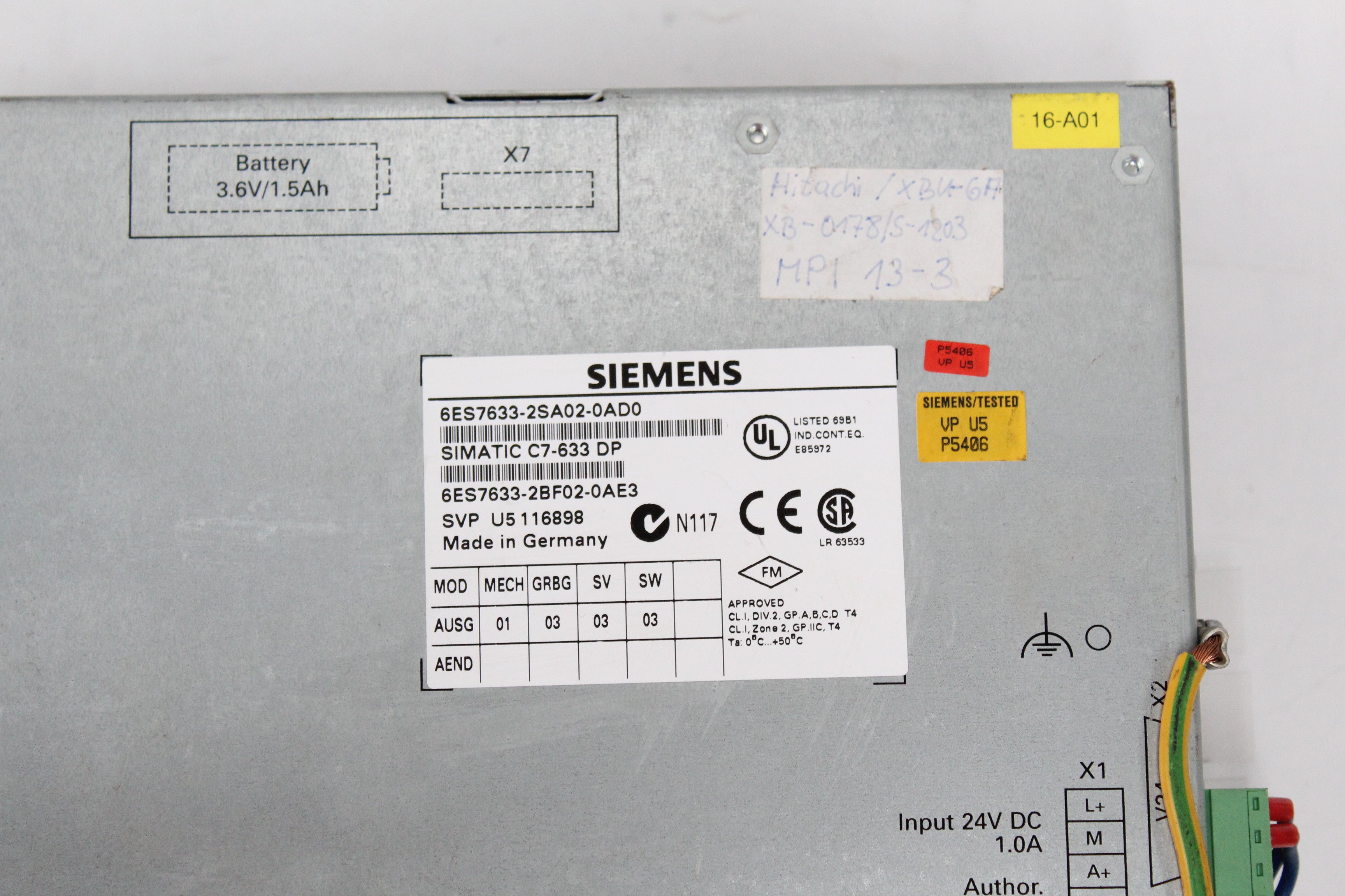 Siemens 6ES7633-2SA02-0AD0 Touch Panel - Rockss Automation