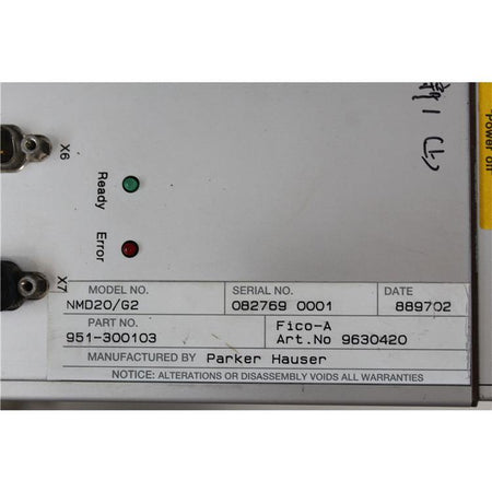 Parker NMD20/G2 Power Supply - Rockss Automation