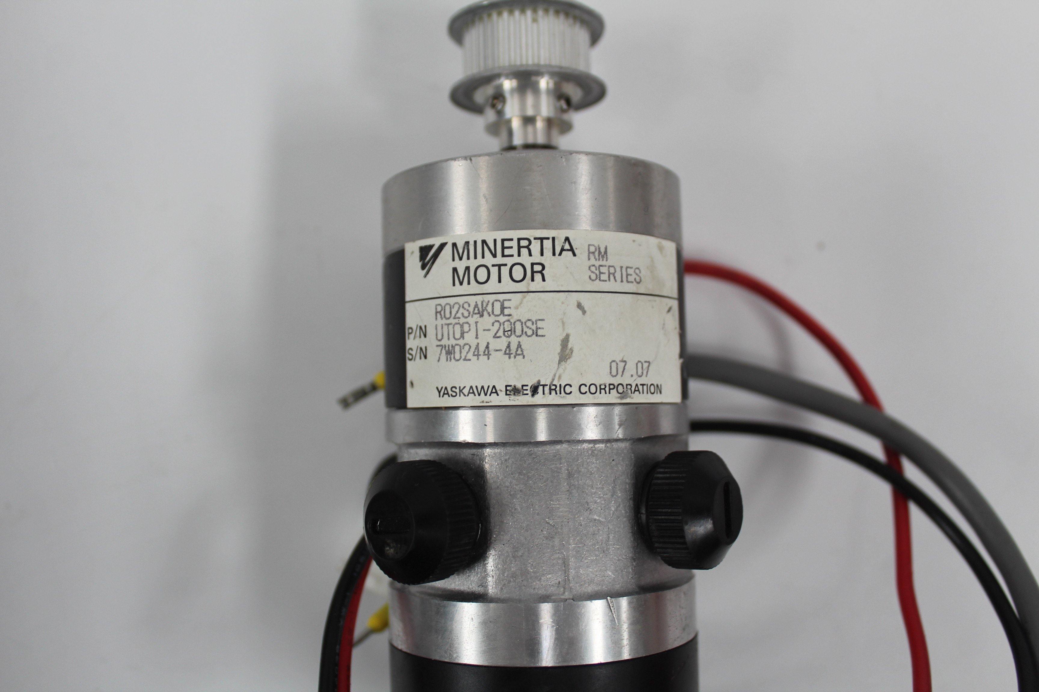 Used Yaskawa DC Servo Motor R02SAKOE UTOPI-200SE - Rockss Automation
