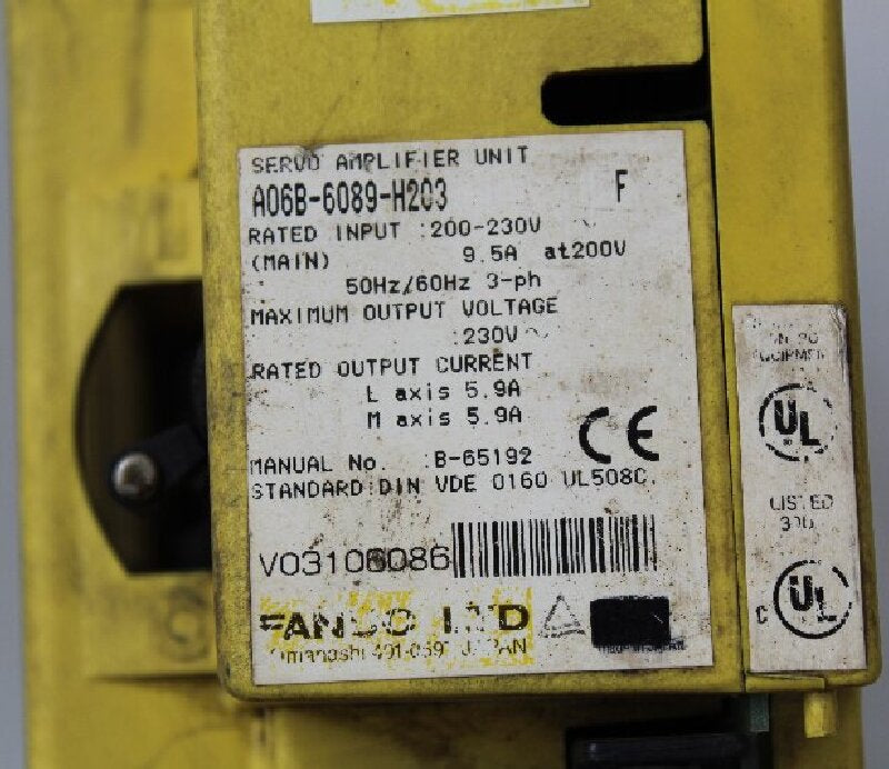 FANUC A06B-6089-H203伺服驅動器
