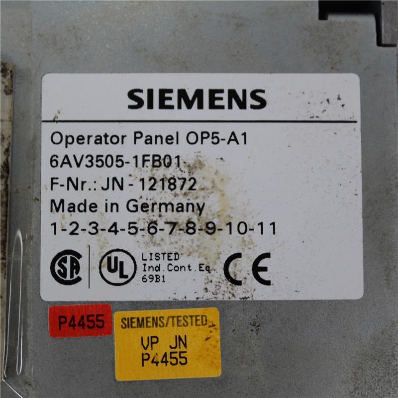 SIEMENS 6AV3505-1FB01 OP5-A1 F-Nr.:JN-121872 Operator Panel - Rockss Automation