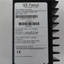 Load image into Gallery viewer, GE FANUC IC800SSI104RS1-CE Serial No.  A264349 Servo Motor Controller - Rockss Automation