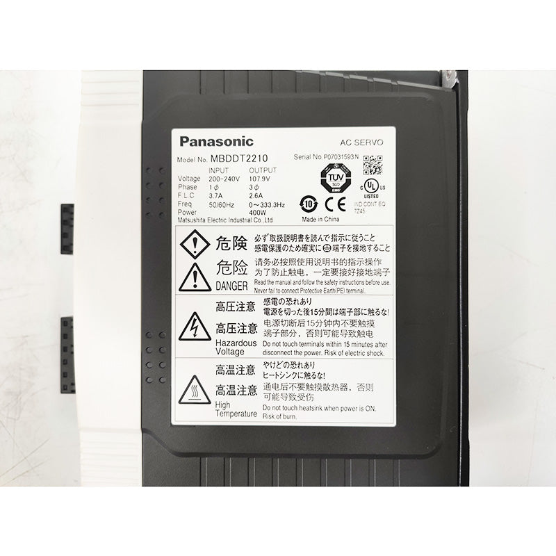 Panasonic MBDDT2210 Servo Drive