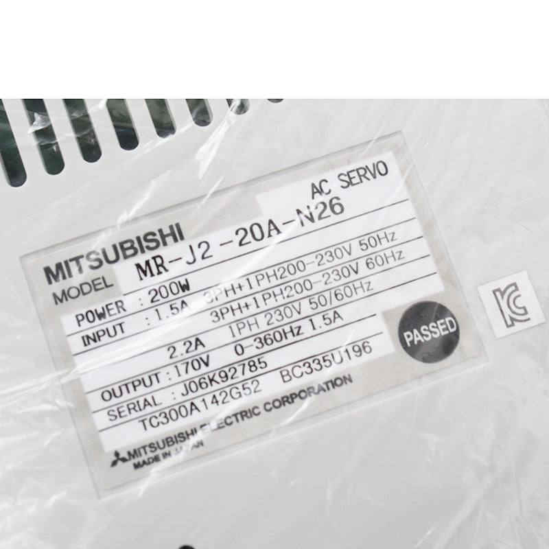 Mitsubishi MR-J2-20A-N26 Servo Drive - Rockss Automation