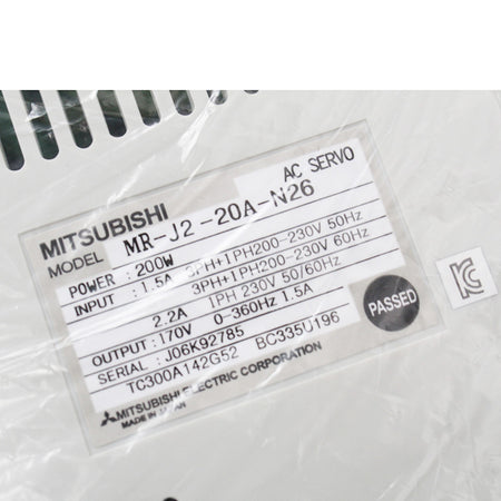 Mitsubishi MR-J2-20A-N26 Servo Drive - Rockss Automation