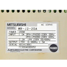 將圖片載入圖庫檢視器 Mitsubishi MR-J2-20A Servo Drive