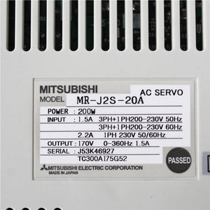 Mitsubishi MR-J2S-20A Servo Drive