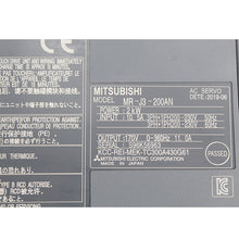 將圖片載入圖庫檢視器 Mitsubishi MR-J3-200AN Servo Drive