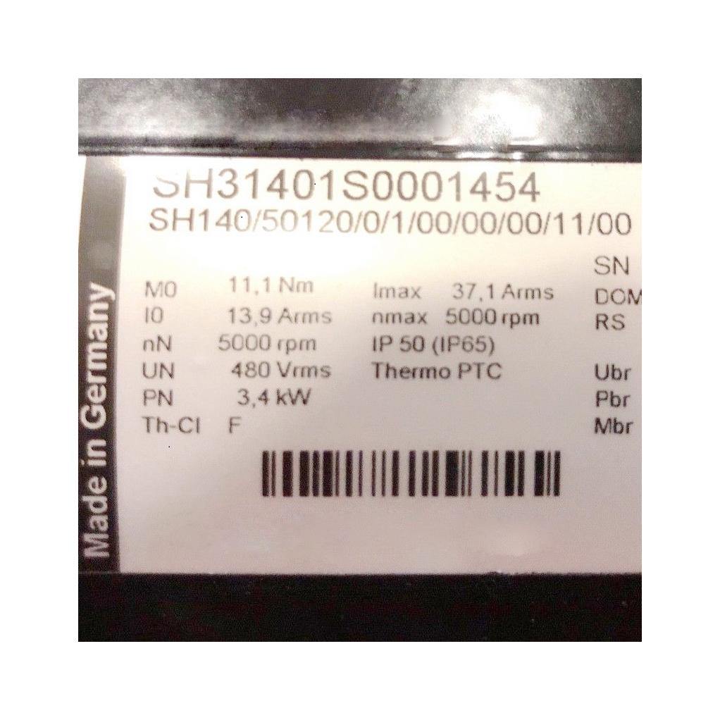 New Original Schneider Electric ELAU Servo Motor SH31401S0001454 SH140/50120/0/1/00/00/00/11/00 - Rockss Automation