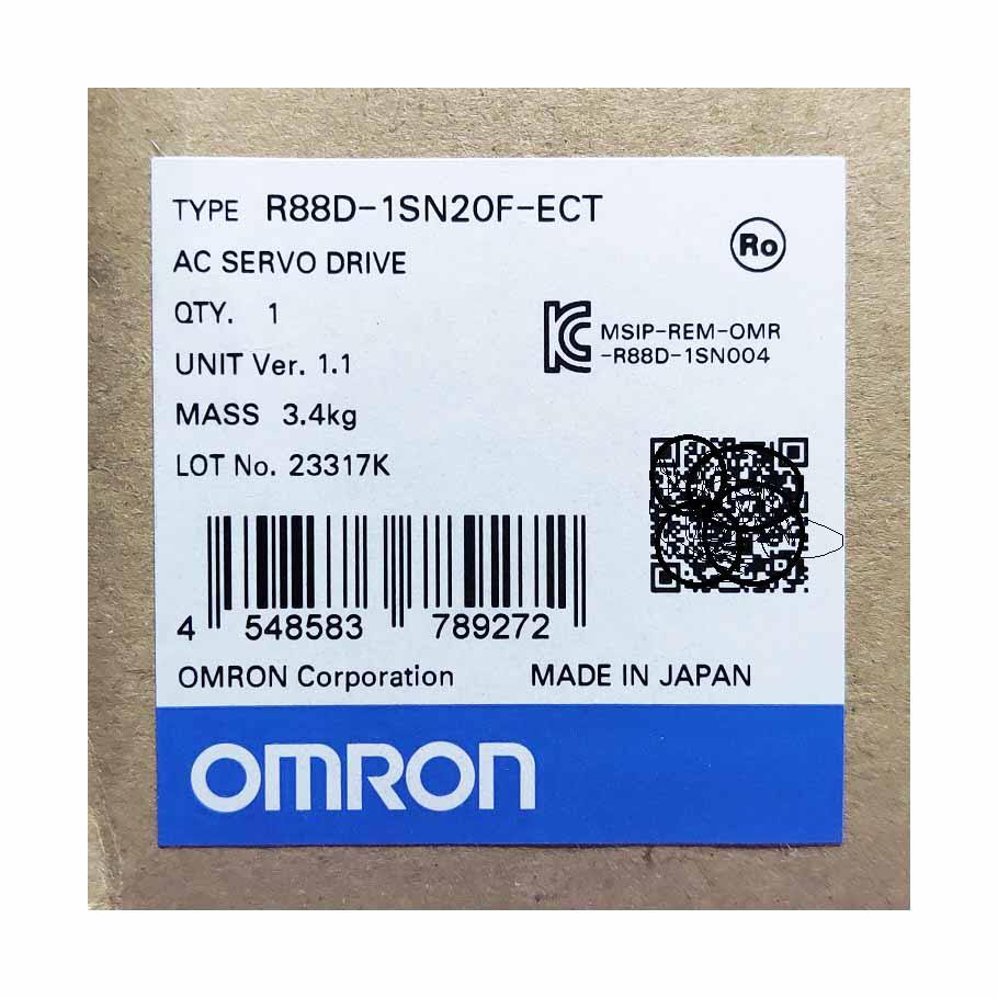 New Original Omron R88D-1SN20F-ECT 2.0kw AC Servo Drive - Rockss Automation