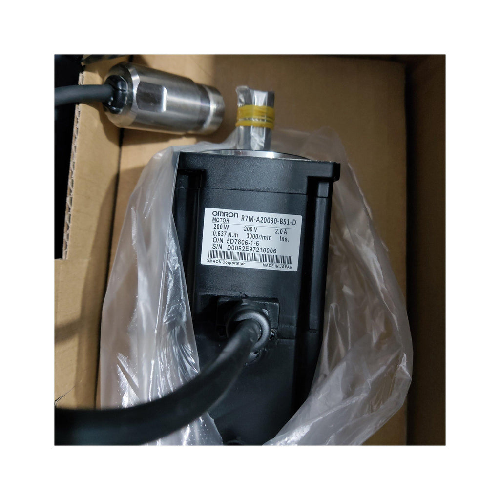 New Original Omron AC Servo Motor 200W R7M-A20030-BS1-D - Rockss Automation