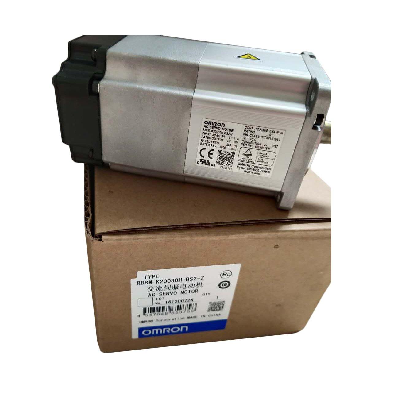 New Original Omron AC Servo Motor 0.2KW R88M-K20030H-BS2-Z - Rockss Automation