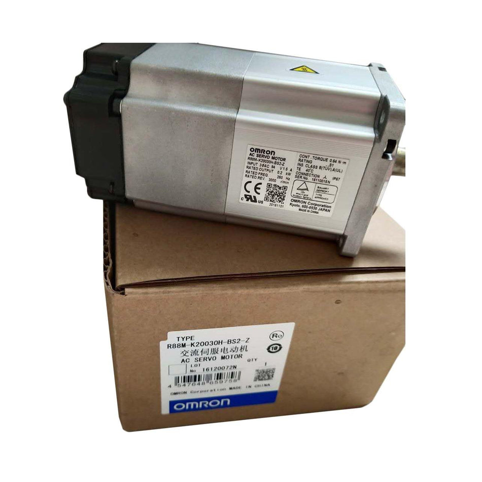 New Original Omron AC Servo Motor 0.2KW R88M-K20030H-BS2-Z - Rockss Automation