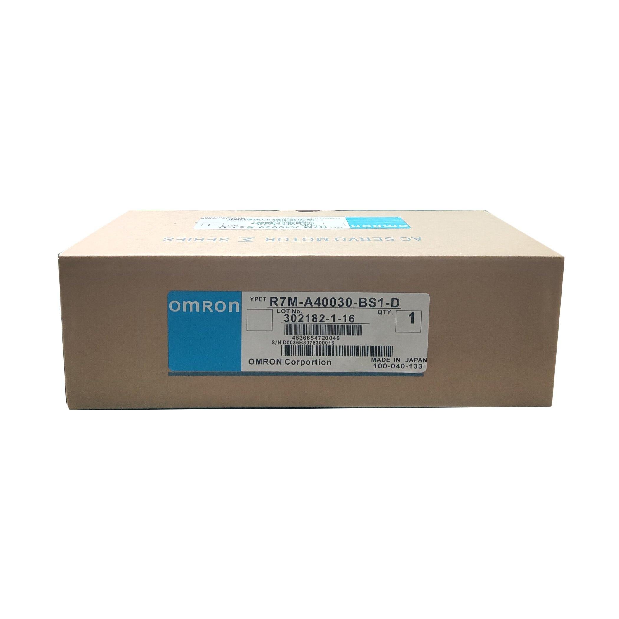 New Original Omron AC Servo Motor 400W R7M-A40030-BS1-D - Rockss Automation