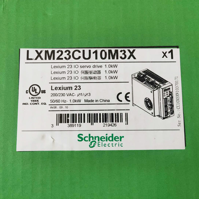 施耐德電機LXM23CU10M3X Lexium 23伺服驅動器