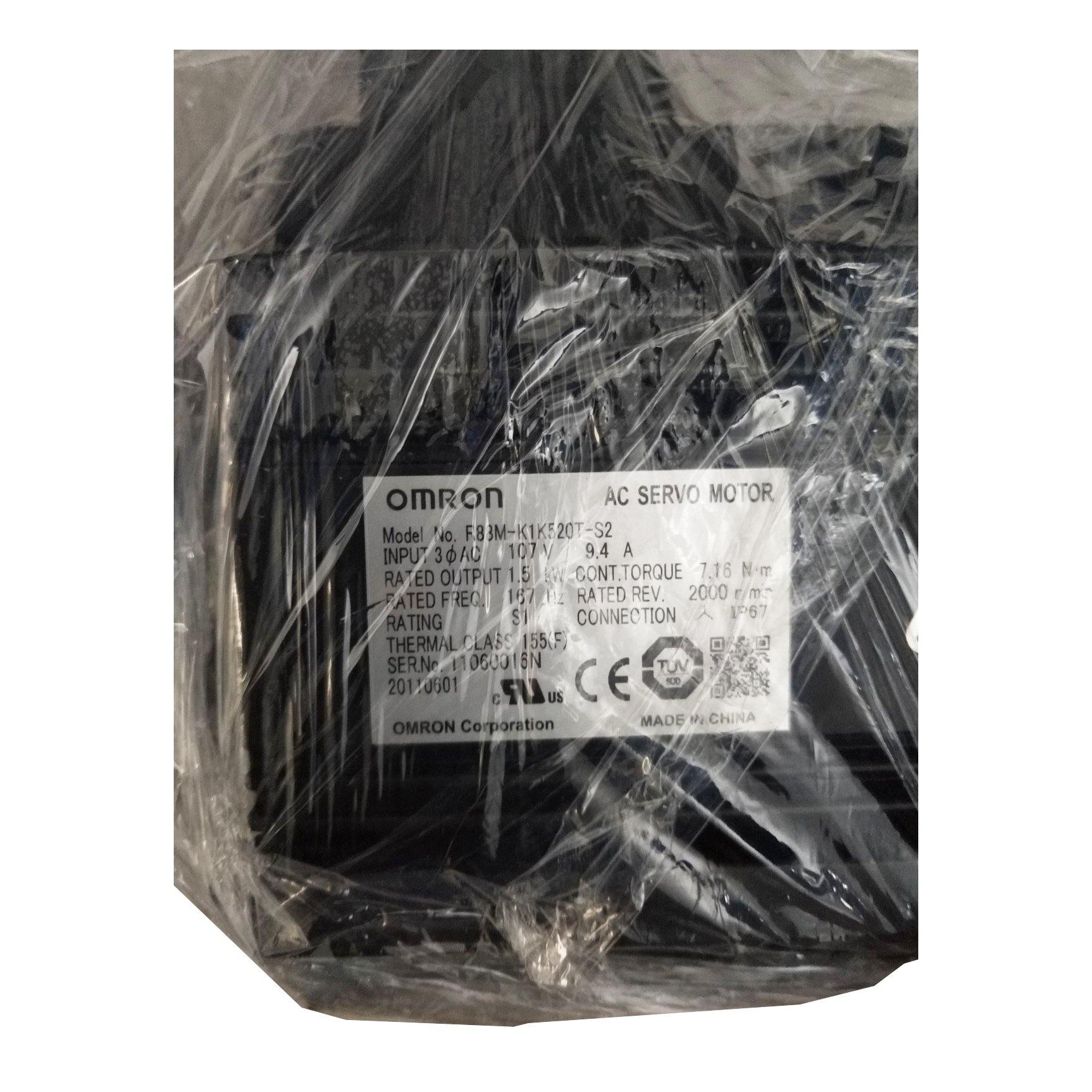 New Original Omron AC Servo Motor 1.5KW R88M-K1K520T-S2 - Rockss Automation