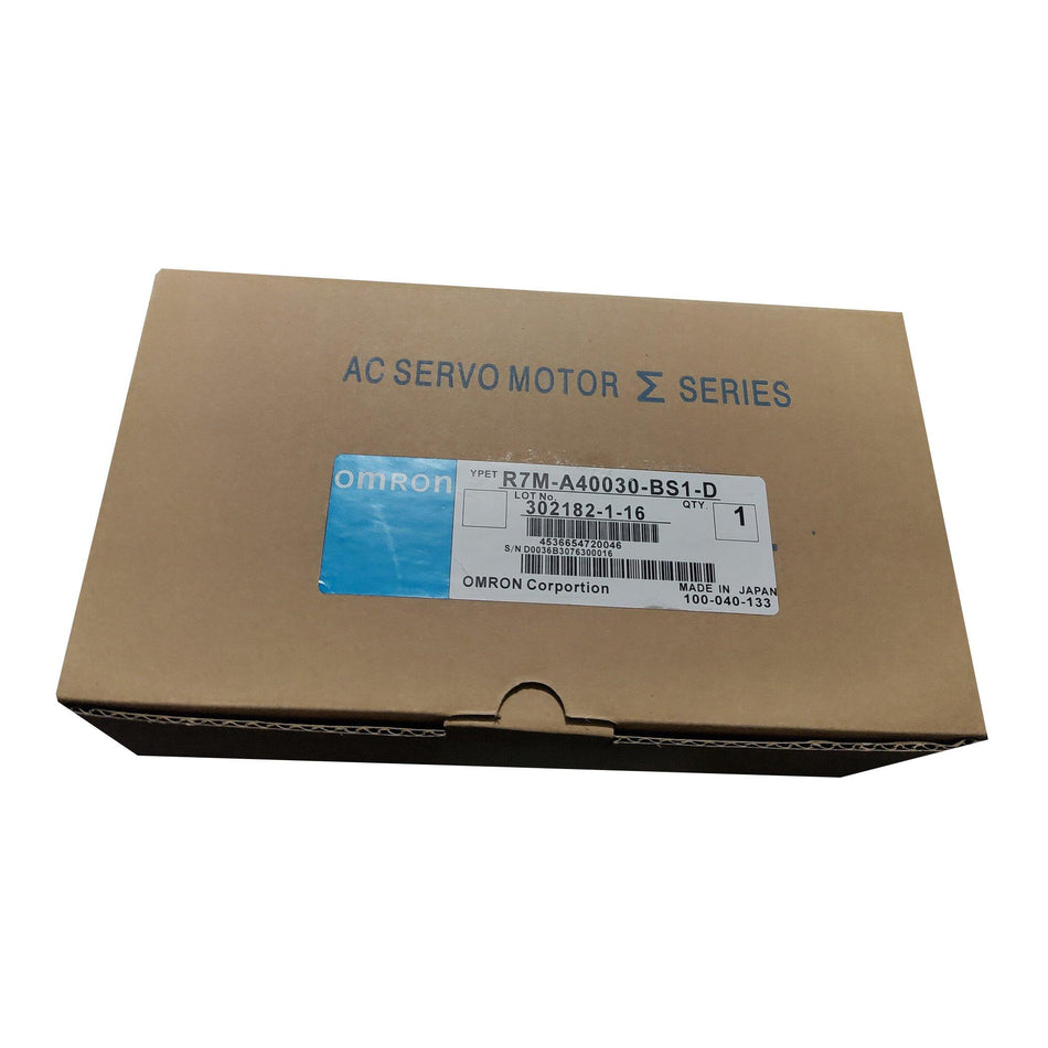 New Original Omron AC Servo Motor 400W R7M-A40030-BS1-D - Rockss Automation