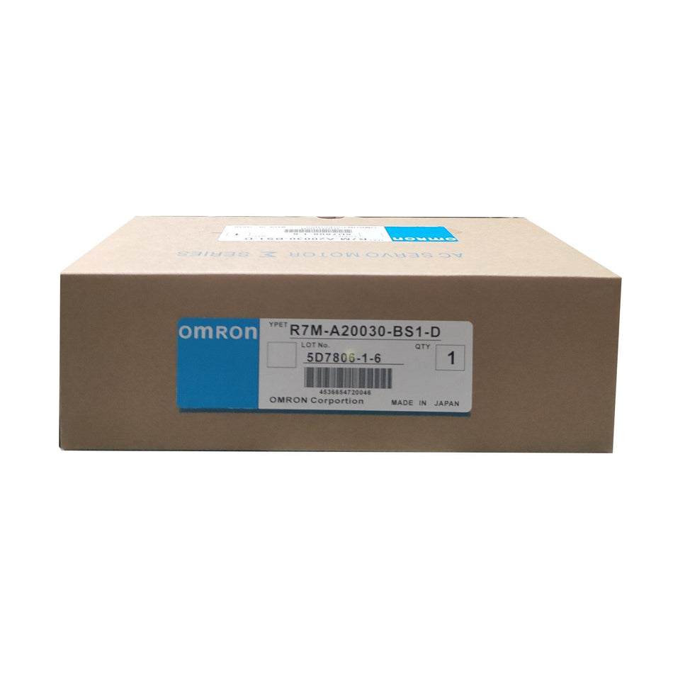 New Original Omron AC Servo Motor 200W R7M-A20030-BS1-D - Rockss Automation