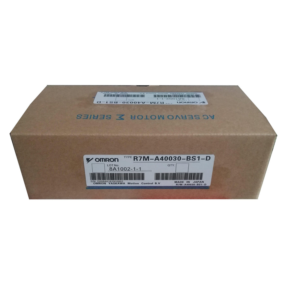 New Original Omron AC Servo Motor 400W R7M-A40030-BS1-D - Rockss Automation