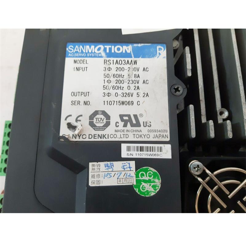 山洋電氣 RS1A03AAW 伺服驅動器