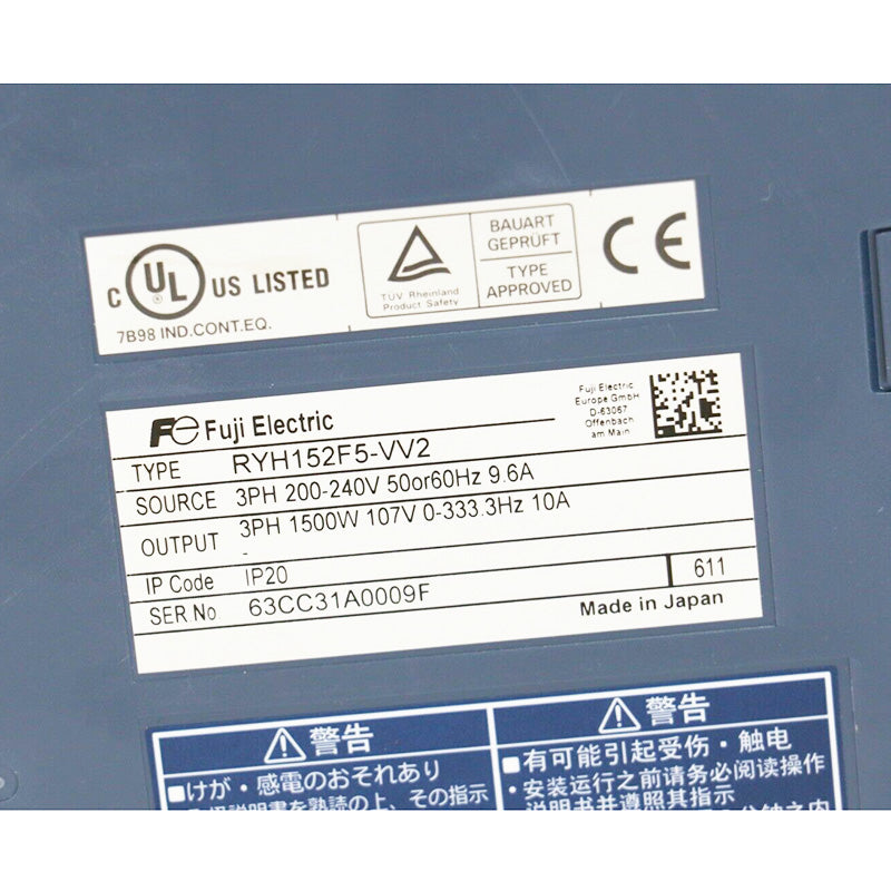 富士RYH152F5-VV2伺服驅動器