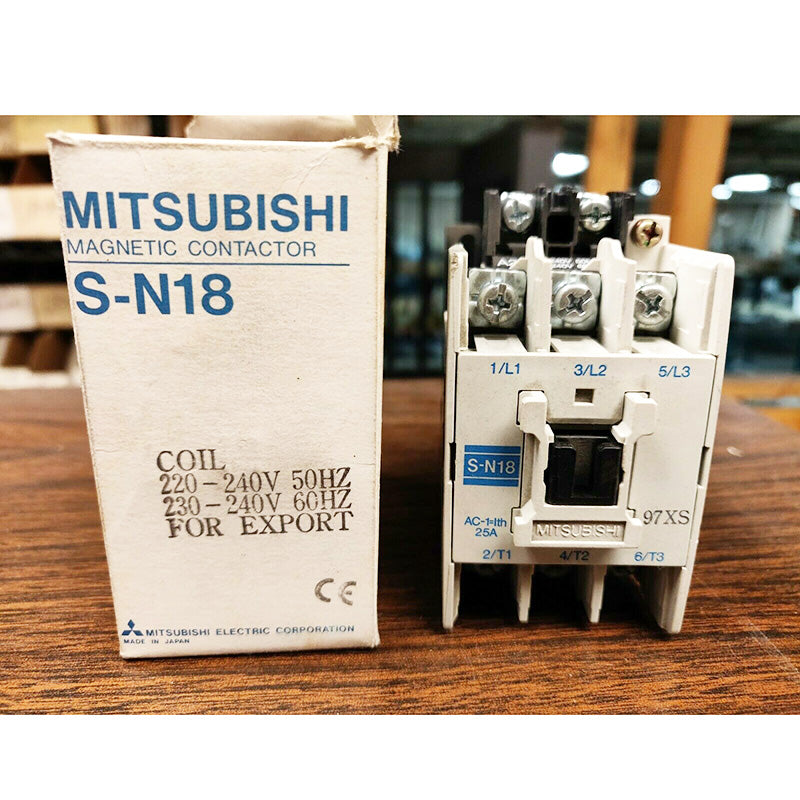 Mitsubishi S-N18 220V AC Contactor - Rockss Automation