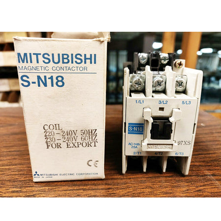 Mitsubishi S-N18 220V AC Contactor - Rockss Automation