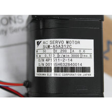 將圖片載入圖庫檢視器 Yaskawa SGM-A5A312C AC Servo Motor