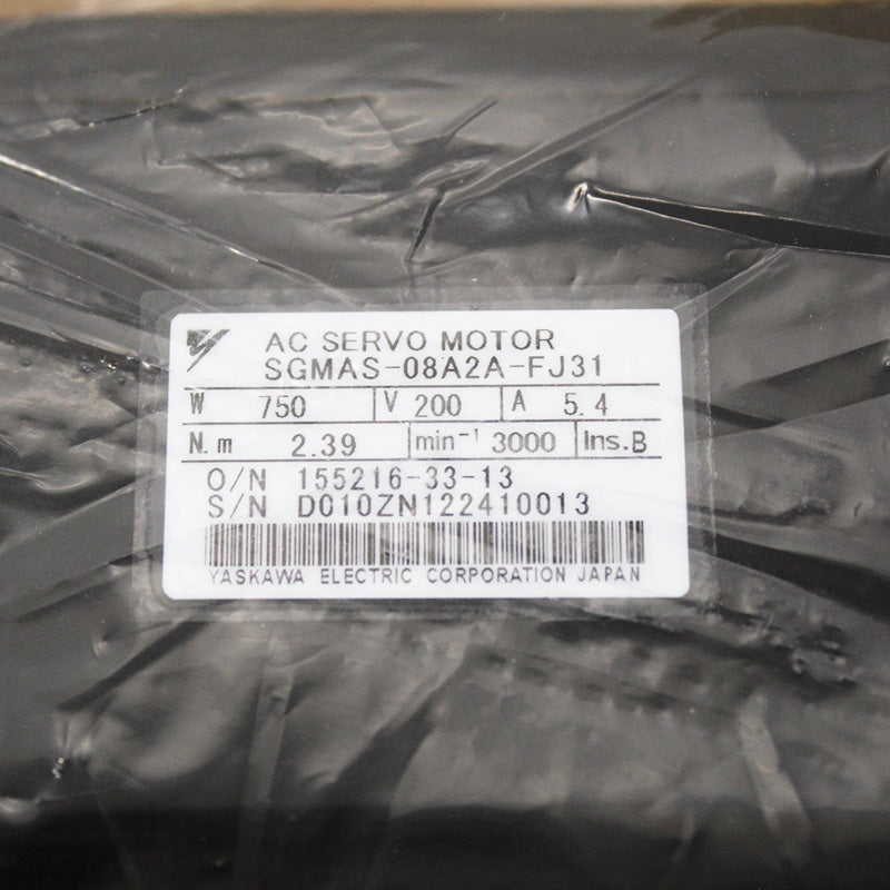 Yaskawa SGMAS-08A2A-FJ31 Servo Motor - Rockss Automation
