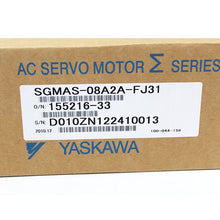 Load image into Gallery viewer, Yaskawa SGMAS-08A2A-FJ31 Servo Motor
