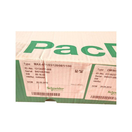 New Original Schneider Electric ELAU Pac Drive Servo Amplifer MAX-4/11/03/128/08/1/1/00 - Rockss Automation