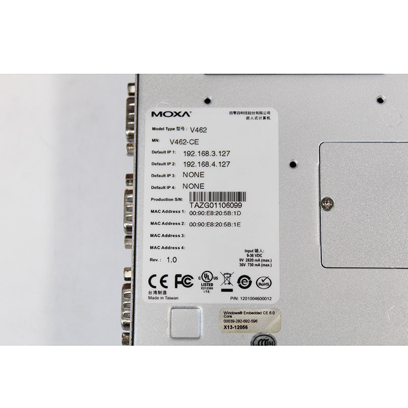 MOXA V462-CE/CCC V462-CE Embedded Computer - Rockss Automation