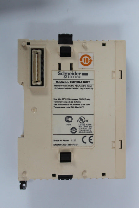 Used Schneider M238 Discrete Output Module TM2DRA16RT - Rockss Automation