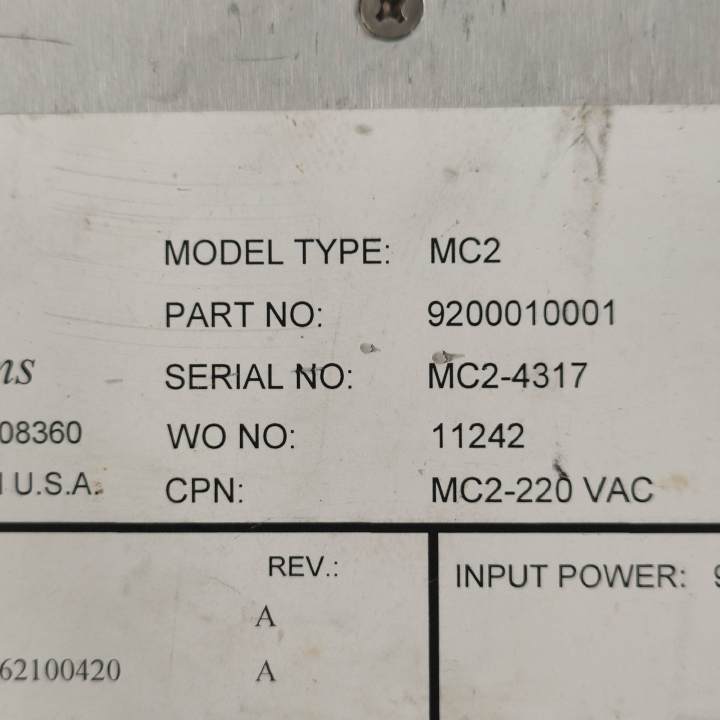 SEREN MC2 9200010001 RF Power Supply