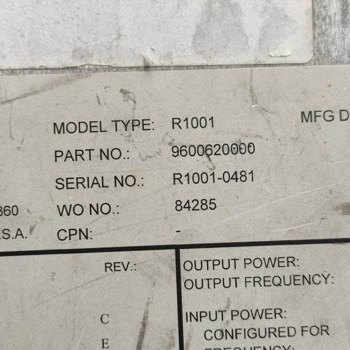 SEREN R1001 9600620000 RF Power Supply