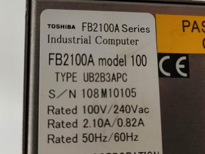 TOSHIBA UB2B3APC Industrial Computer Rated 100V/240Vac - Rockss Automation