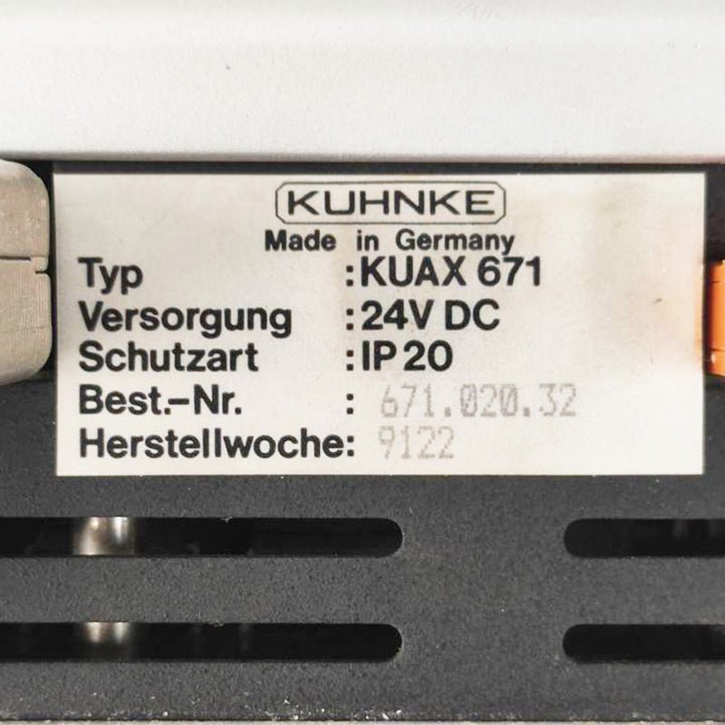 KUHNKE KUAX 671 PLC模組