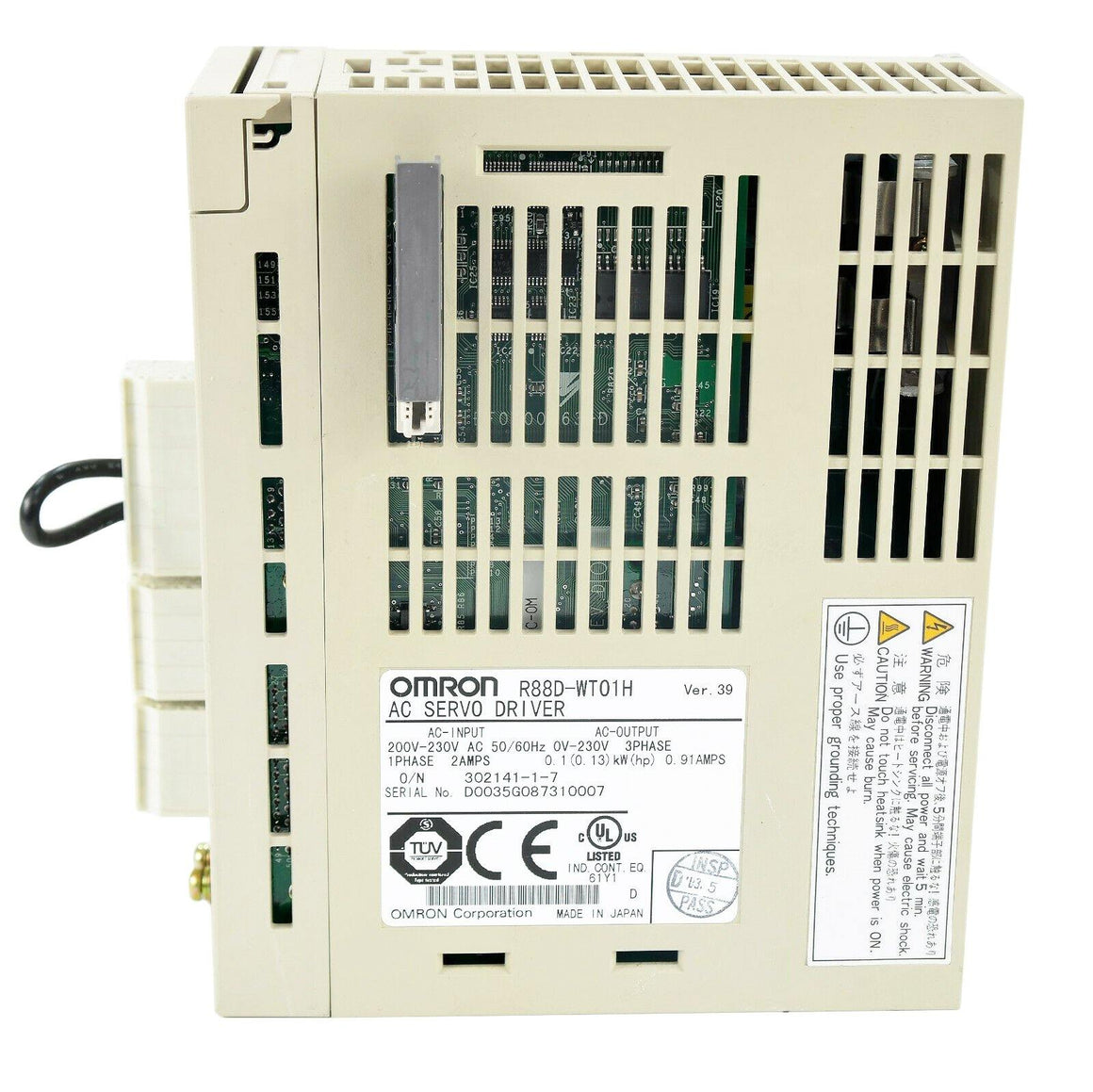 New Original Omron AC Servo Driver 100W R88D-WT01H - Rockss Automation