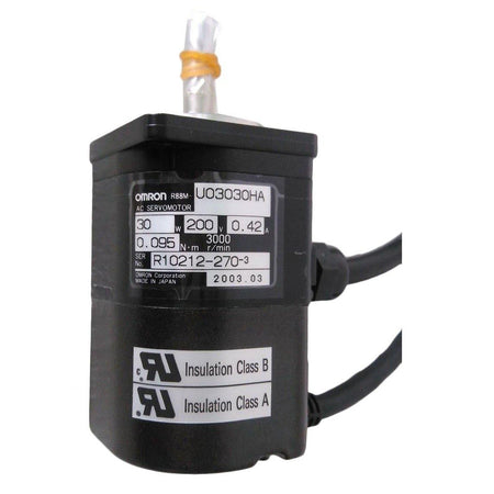 New Original Omron AC Servo Motor 30W R88M-U03030HA - Rockss Automation