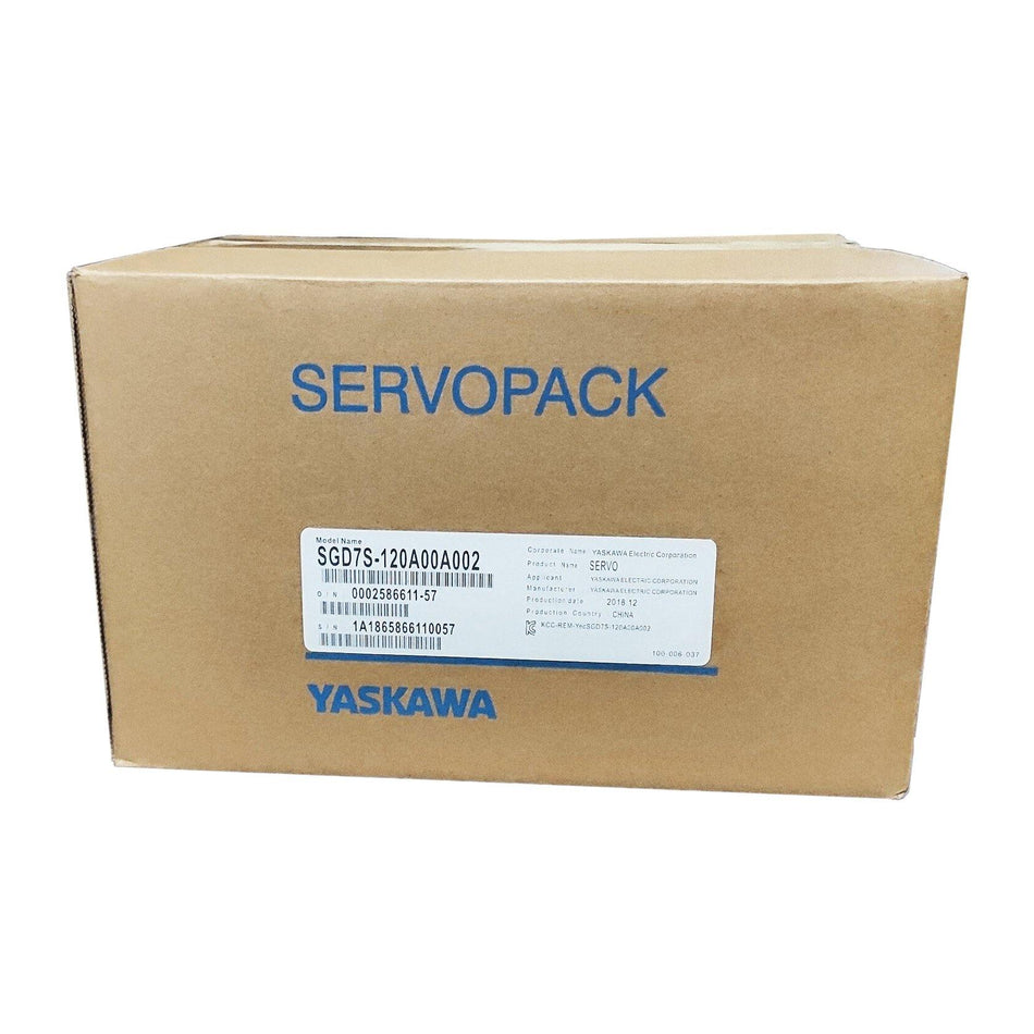 New Original Yaskawa Servo Driver SGD7S-120A00A SGD7S-120A00A002 - Rockss Automation