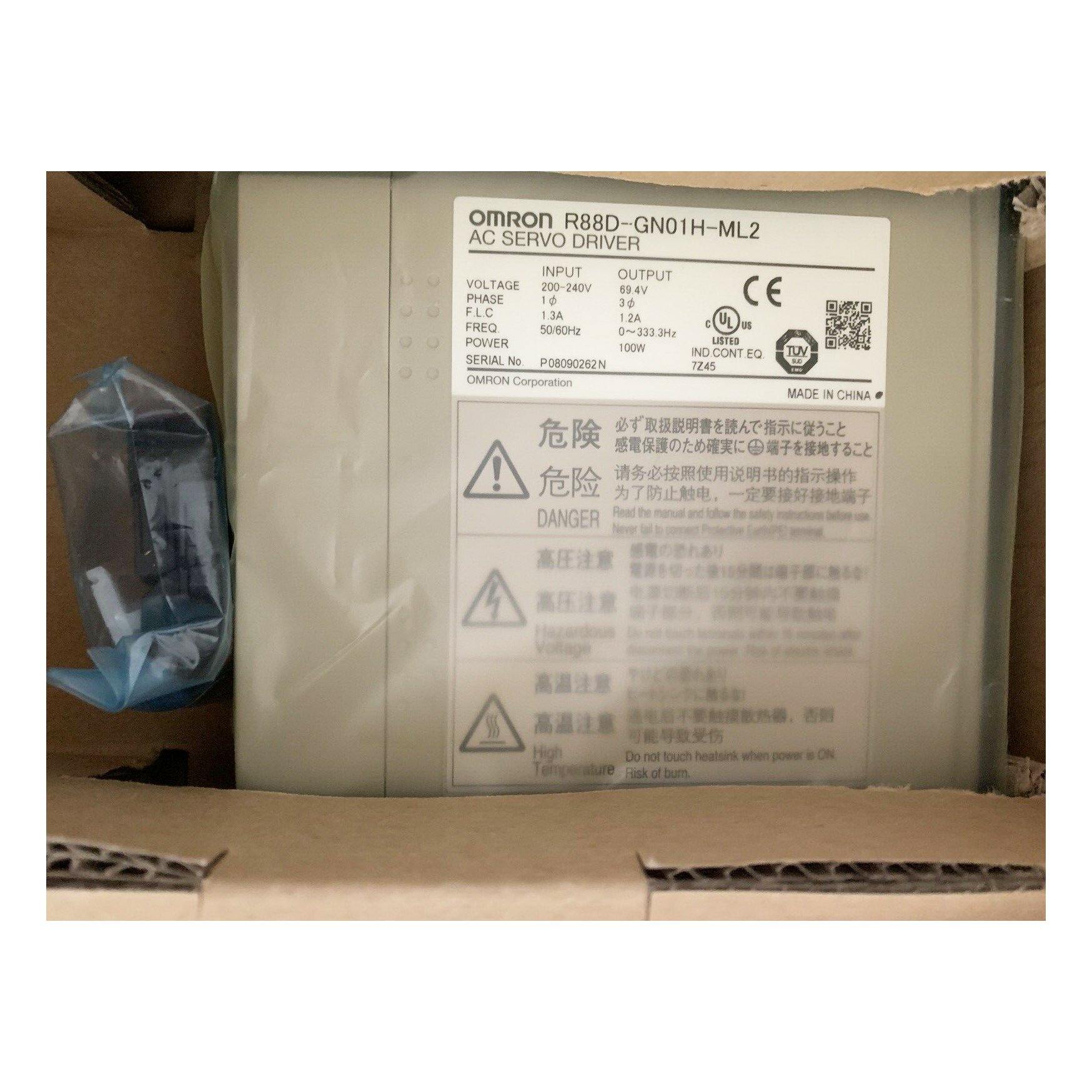 New Original Omron AC Servo Driver 100W R88D-GN01H-ML2 - Rockss Automation