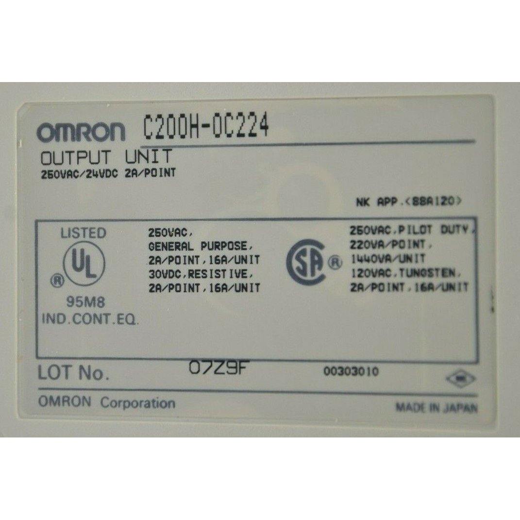New Original Omron C200H-OC224 Relay Output Unit PLC Module - Rockss Automation