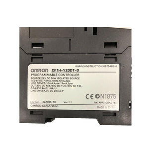 New Original Omron CP1H-Y20DT-D  PLC Module Controller - Rockss Automation