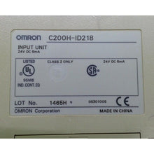 Load image into Gallery viewer, New Original Omron C200H-ID218 DC Input Unit PLC Module - Rockss Automation