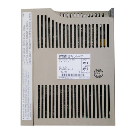 New Original Omron AC Servo Driver 30W R88D-UA02HA - Rockss Automation