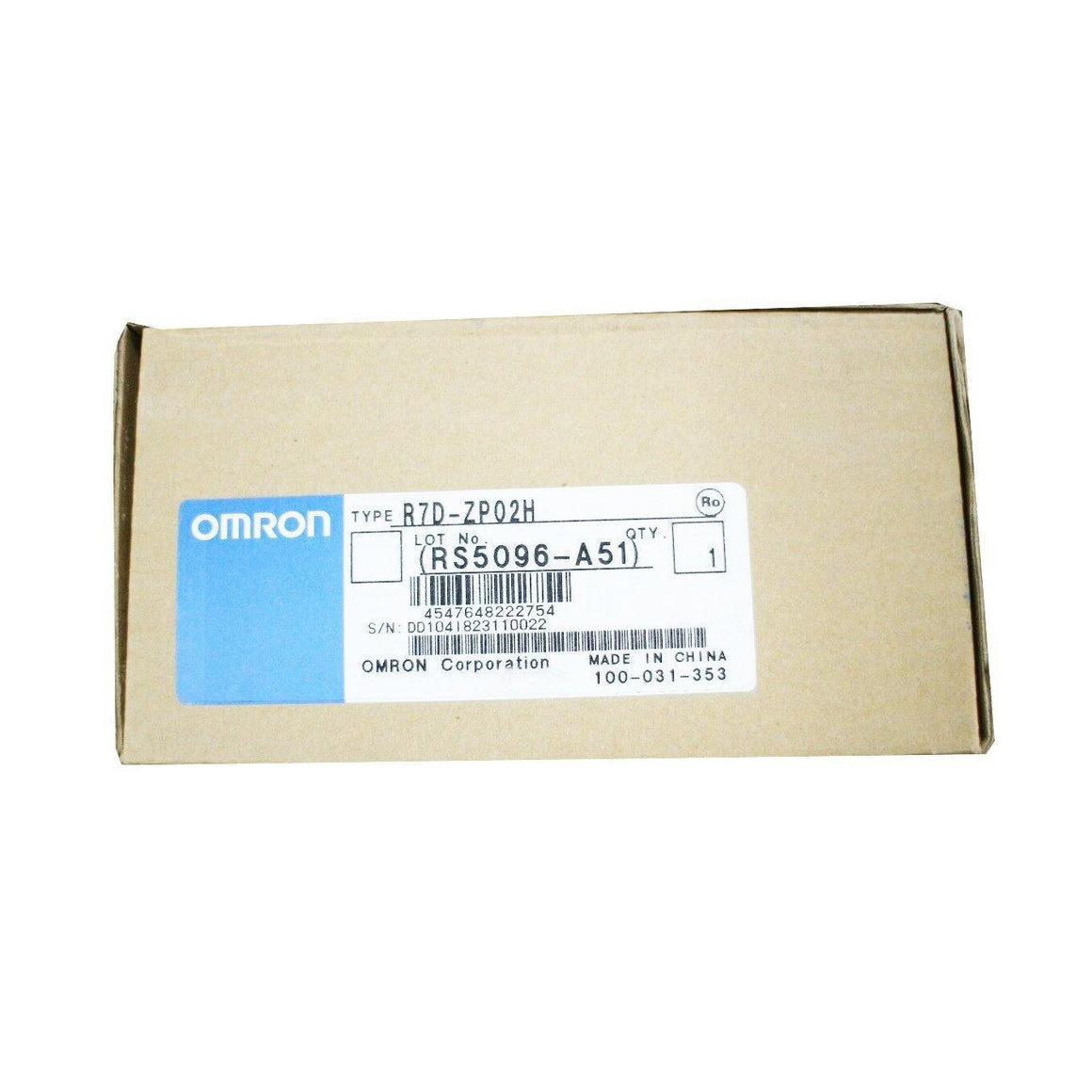 New Original Omron AC Servo Driver 200W R7D-ZP02H - Rockss Automation