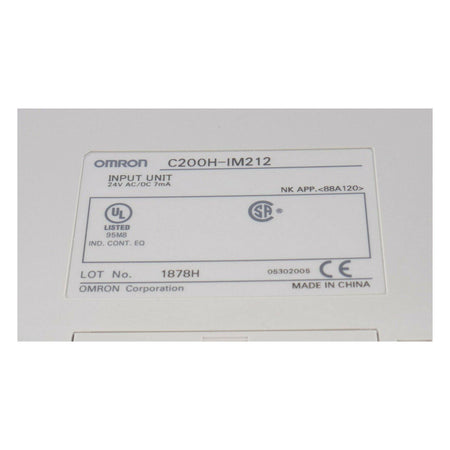 New Original Omron C200H-IM212 AC/DC Input Unit PLC Module - Rockss Automation