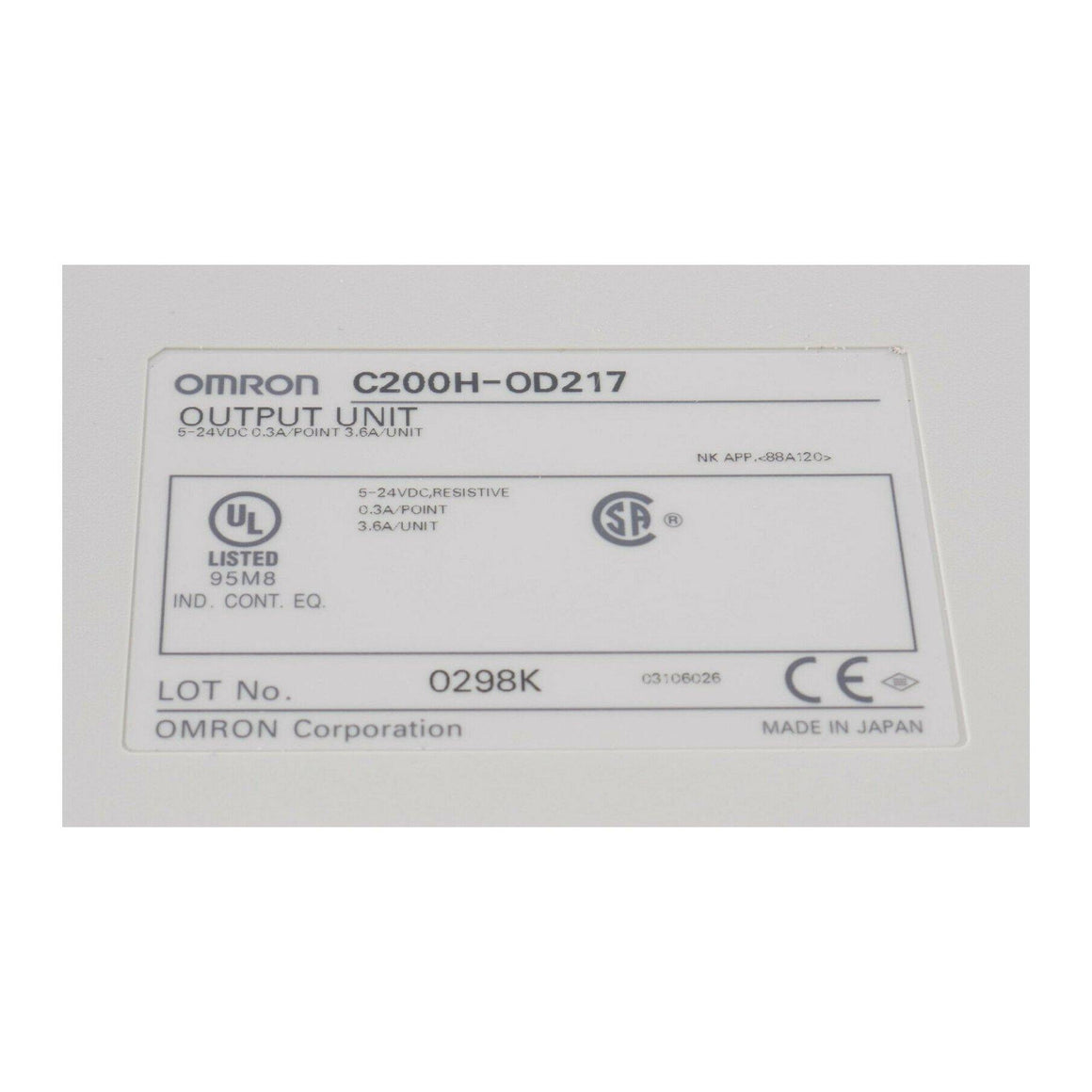 New Original Omron C200H-OD217 Transistor Output Unit PLC Module - Rockss Automation
